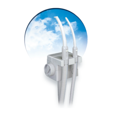 Cattani Блок ассистента - держатель наконечников слюноотсоса и пылесоса со шлангами и аксессуарами в комплекте