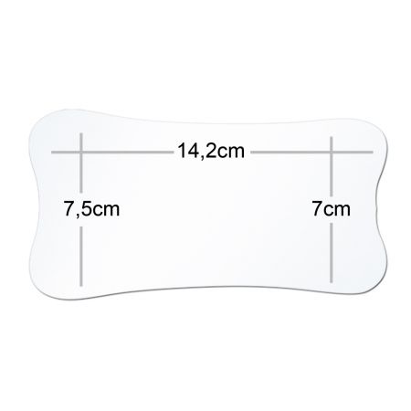 Acteon – Окклюзионное большое L хромированное двустороннее зеркало для фотосъёмки