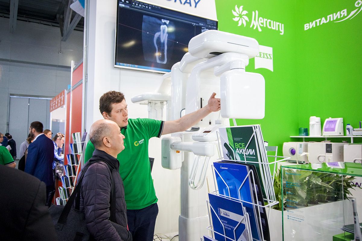Стенд компании GREEN DENT на выставке Дентал Салон 2019_005