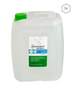 Алмадез-экспресс – Средство 2 в 1: кожный антисептик и дезинфекция поверхностей, 5 л.