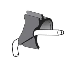 W&H 4757100 — Зажим для внешнего спрея с держателем трубки для наконечника W&H WI-75 E/KM/WI-75 LED G/WS-75 E/KM/WS-75 LED G (3 шт.)