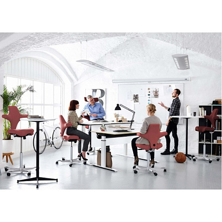 Håg Capisco 8106 - эргономичный стул с мягкой обивкой