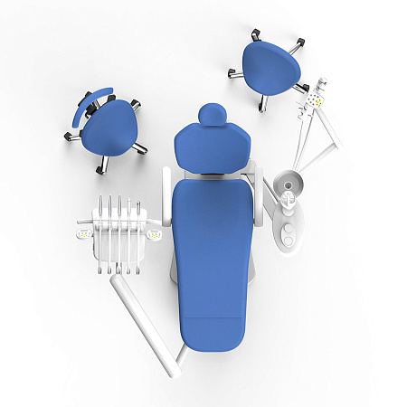 Ritter Ultimate E – стоматологическая установка с верхней подачей инструментов