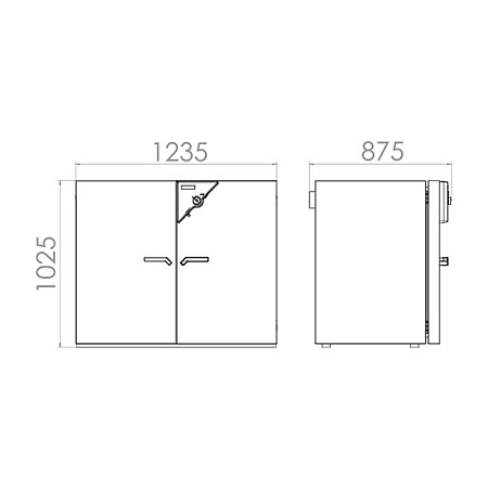 Binder ED 400 - стерилизатор горячим воздухом, 400 л