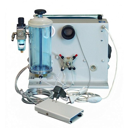 Аверон АСОЗ 5.1 С - компактный пескоструйный аппарат для зуботехнических (керамических) лабораторий с одним струйным модулем