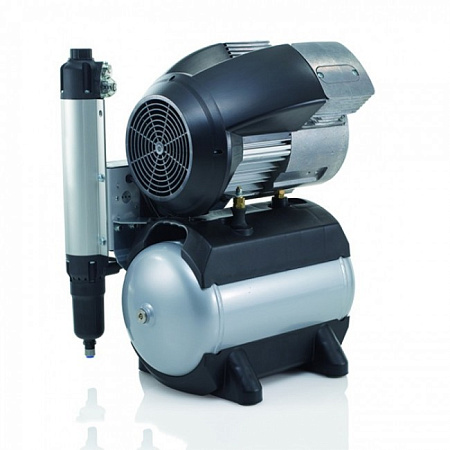 Durr Dental Tornado 2+ – Максимально бесшумная комплектация 2-х цилиндрового компрессора с электронным блоком управления для двух стоматологов, c мембранным осушителем