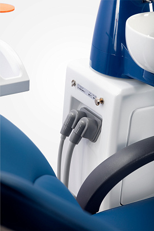 GreenMED S300 COLORFUL – Стоматологическая установка с мягкой обивкой и с нижней подачей