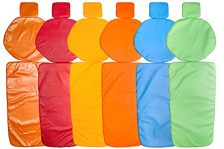 Мягкий чехол на обивку стоматологического кресла, красный