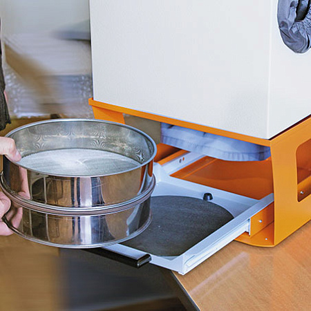 Аверон АСОЗ 1.0 Б ТУРБО - пескоструйный аппарат со струйным модулем МС 4.3 Б и встроенным ситом