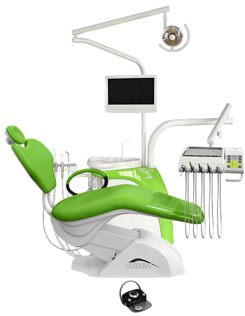 CHIROMEGA 654 SOLO - стоматологическая установка с нижней подачей инструментов