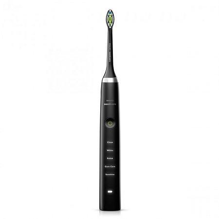 Philips Sonicare DiamondClean Black HX9352/04 - звуковая зубная щетка с 2-мя насадками и дорожным чехлом