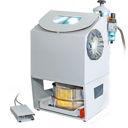 Аверон АСОЗ 1.0 С ТУРБО - пескоструйный аппарат со струйным модулем МС 4.3 С и встроенным ситом 