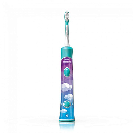 Philips Sonicare For Kids HX6392/02 - звуковая зубная щетка с 2-мя насадками и 8 сменными стикерами