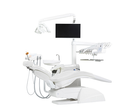 Miglionico NG — стоматологическая установка с верхней подачей инструментов