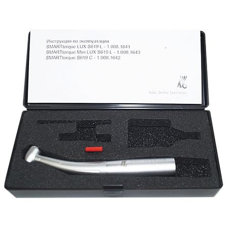 SMARTtorque S619 L - турбинный наконечник со стандартным размером головки, с подсветкой