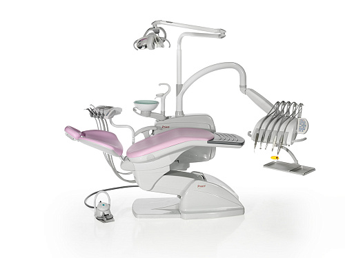 Fedesa Midway LUX - стоматологическая установка с верхней подачей инструментов