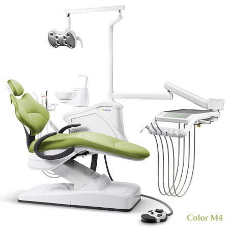 GreenMED S300 – Стоматологическая установка с мягкой обивкой и с нижней подачей