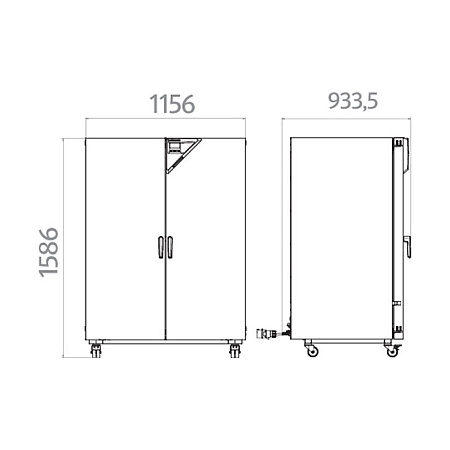 Binder FED 720 - стерилизатор горячим воздухом, 720 л