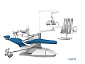 SILVERFOX 8000C-SRS0 – Стоматологическая установка с верхней подачей и с мягкой обивкой