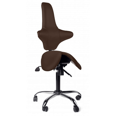 Gravitonus EZSolo Back - эргономичный стул-седло врача-стоматолога со спинкой