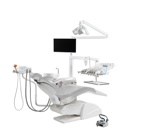 Miglionico NT — стоматологическая установка с верхней подачей инструментов