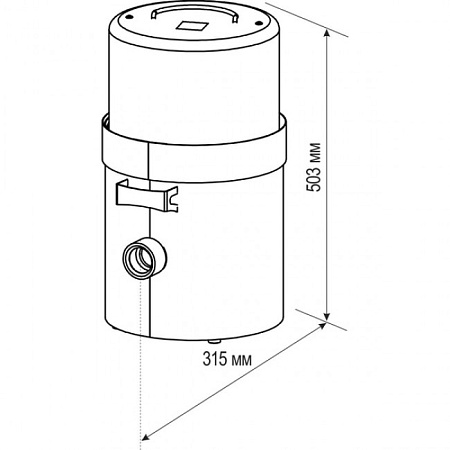Аверон УПЗ 5.0 - профессиональный пылесос со встроенной 3-х уровневой фильтрацией для зуботехнических лабораторий