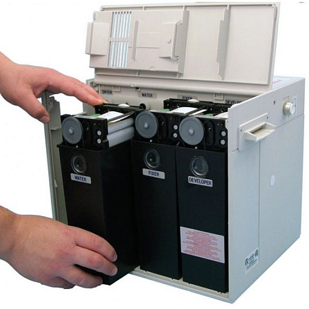 Velopex Intra-X - автоматическая проявочная машина для интраоральных пленок, с загрузчиком дневного света, сухой снимок